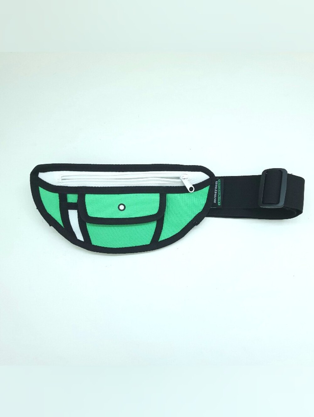 SDCC 2024 Exclusive Hulu Animayhem 2D‎ Fanny Pack Green Black - New